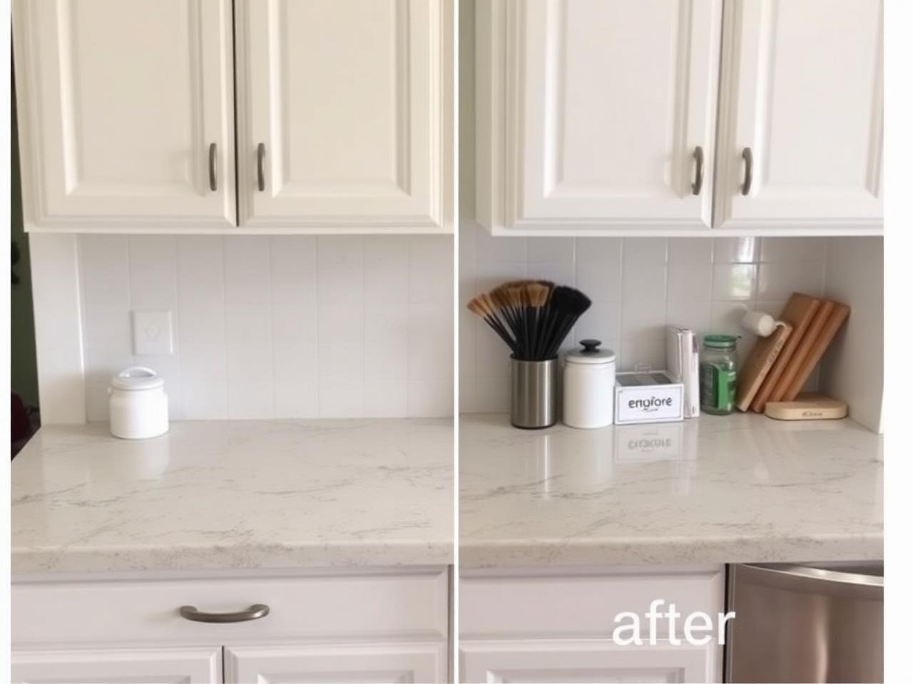 After cleaning
